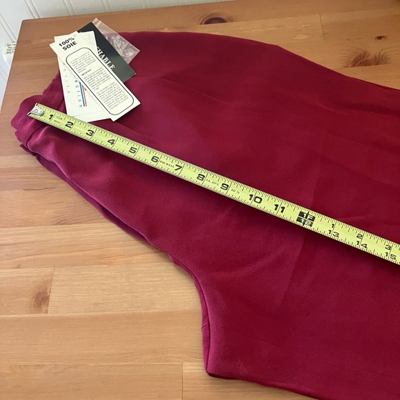 Nygard Red Washable Silk Pants Size 8 Petite New With Tags - Picture 9 of 11